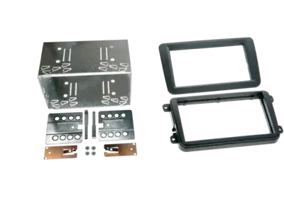 ACV 2-DIN Radioblende Seat/Skoda/VW Rubber Touch Schneller Versand