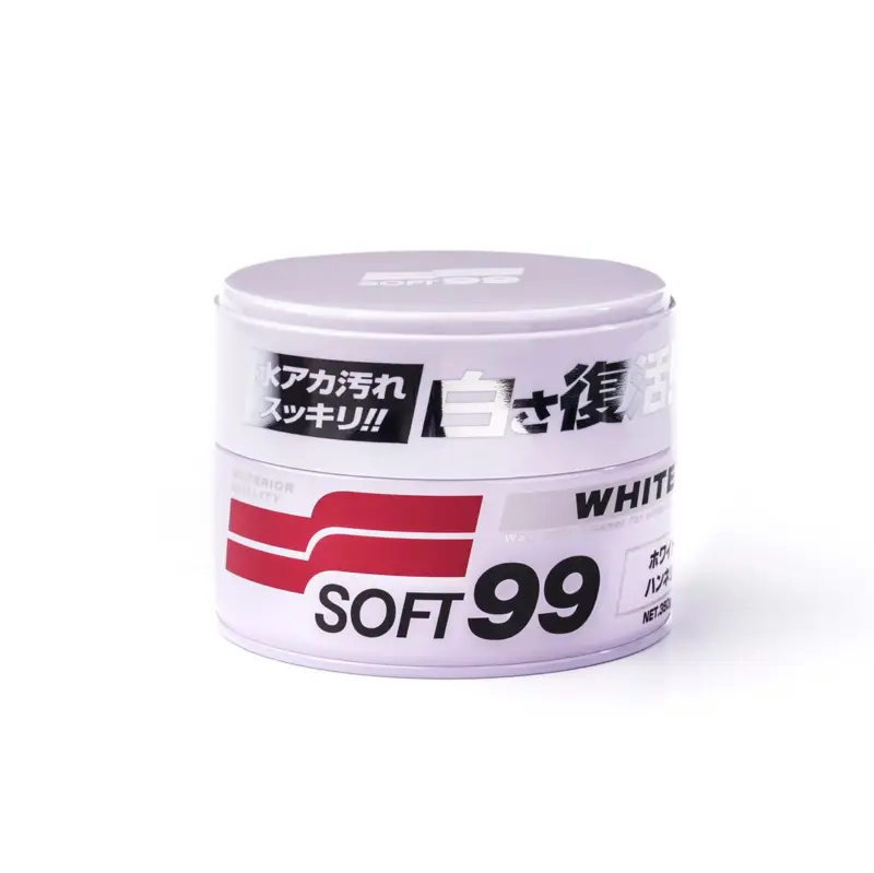 Soft99 White Soft Wax, car hard wax, for white/light car paints, 350 gr. Mega-Angebot