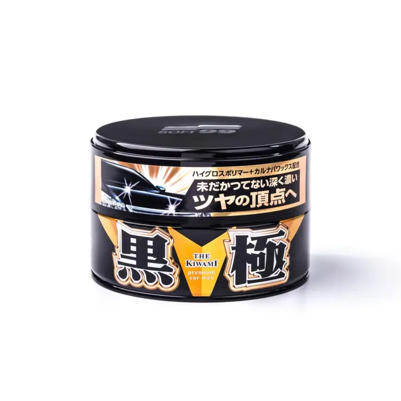 Soft99 - Extreme Gloss Wax The Kiwami Dark - Lackversiegelung mit Schwamm - 200g Echt