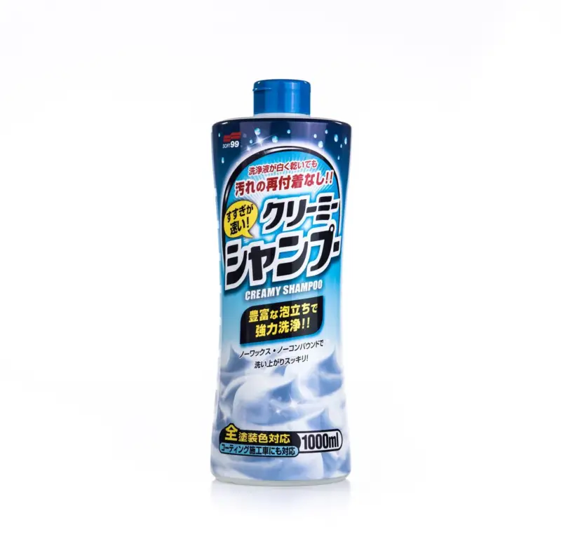 Preisknaller Soft99 Neutral Shampoo Creamy, car shampoo car wash, pH neutral, peppermint fragrance, 1 l
