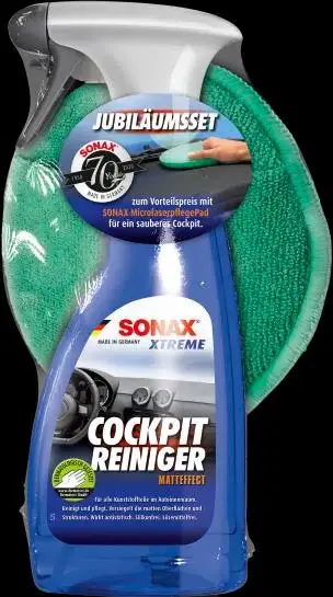 SONAX Special Offer Set XTREME Cockpit Cleaner Matte Effect + Microfibre Pad Neuheit