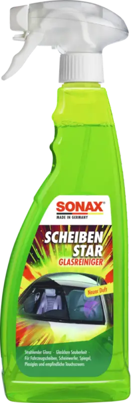 SONAX ScheibenStar - Powerful cleaner for vehicle windows, headlights and mirror surfaces. 750ml spray bottle Jetzt Kaufen