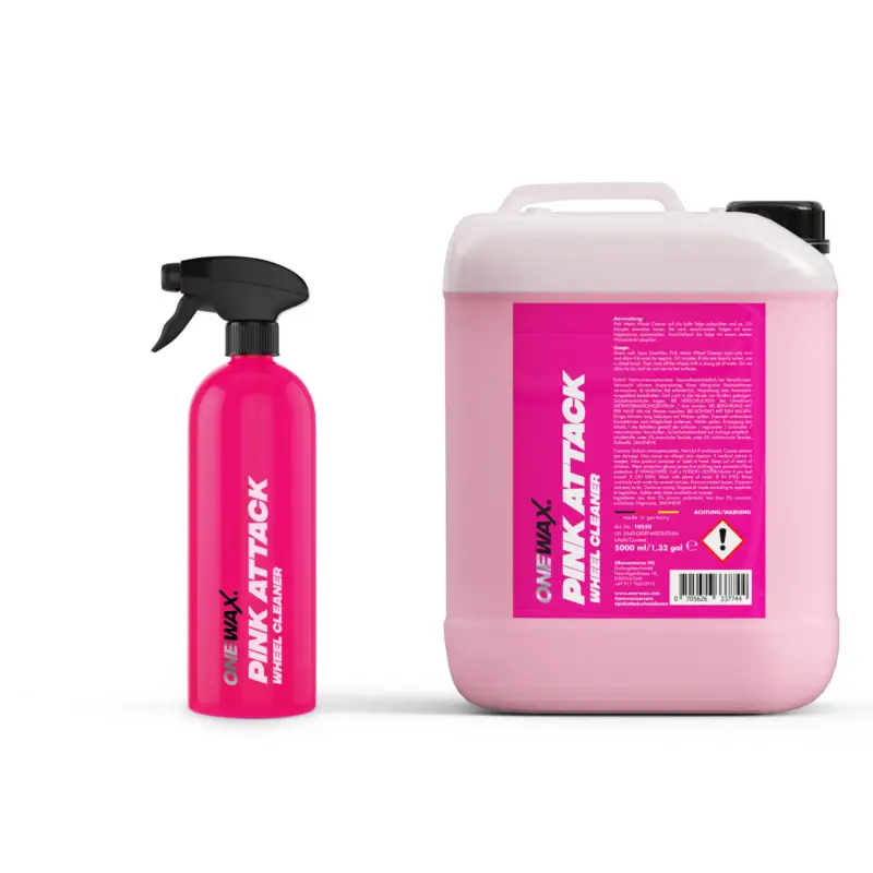 Nur Für Kurze Zeit OneWax Pink Attack Wheel Cleaner – Glanzvolle Felgenpflege