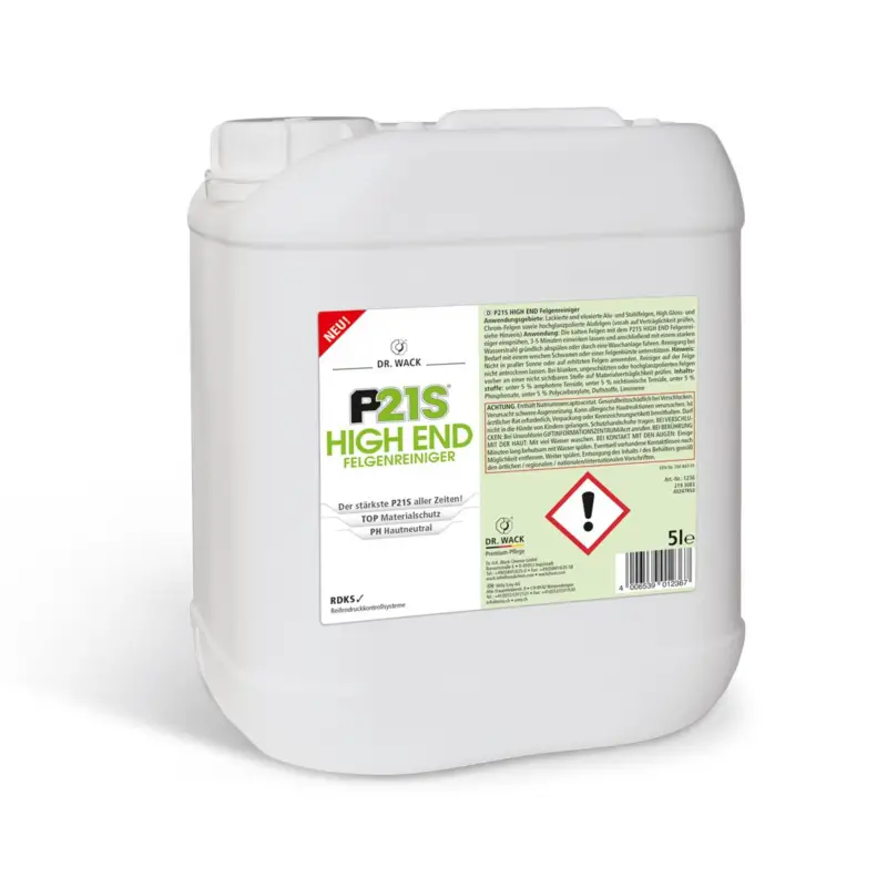 Dr. Wack - P21S HIGH END Felgenreiniger - 5 Liter Markenware