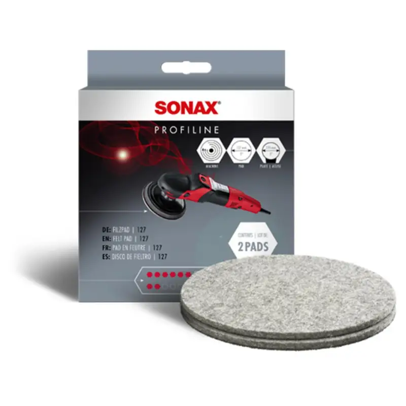 SONAX - PROFILINE Filzpad 127, 2er Set, 127mm Durchmesser Sale