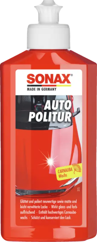 Finale Aktion SONAX - Autopolitur für Bunt- und Metalliclacke - 250ml