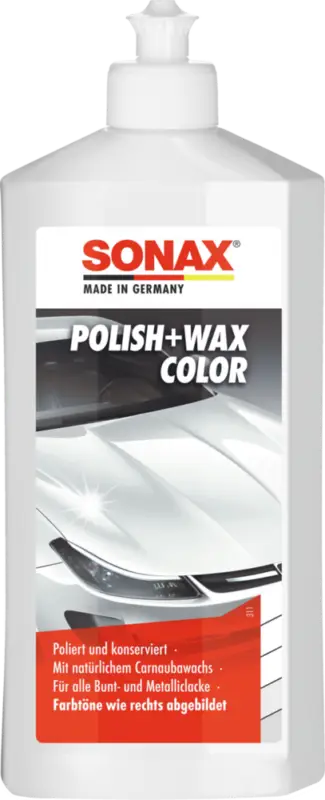 SONAX Polish+Wax Color weiß 500ml Sonderaktion