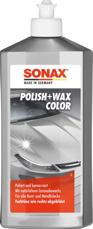 SONAX Polish+Wax Color silver/grey 500ml Preisreduziert