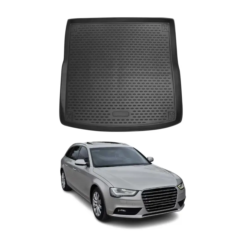 Kofferraummatte Kofferraumwanne für Audi A4 Avant 8K5 B8 2007-2015 Gummi TPE Top-Seller