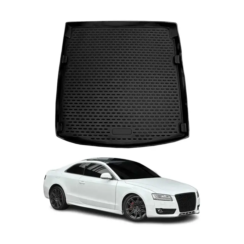 Kofferraummatte Kofferraumwanne für Audi A5 Coupe 8T3 2007-2016 Gummi Schwarz Sofort Bestellen