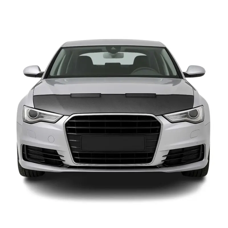 Haubenbra Steinschlagschutz Bonnet Bra für Audi A6 C7 2011-2018 Carbon Halb Zertifiziert