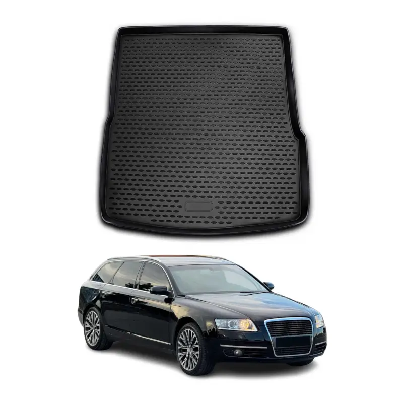 Top-Seller Kofferraummatte Kofferraumwanne für Audi A6 Avant Allroad C6 2004-2011 Gummi TPE