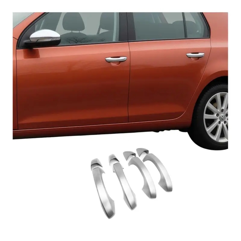 Türgriff Blende Chrom für VW Golf 2008-2012 4-Tür Gebürstet Silber 8x Angebot