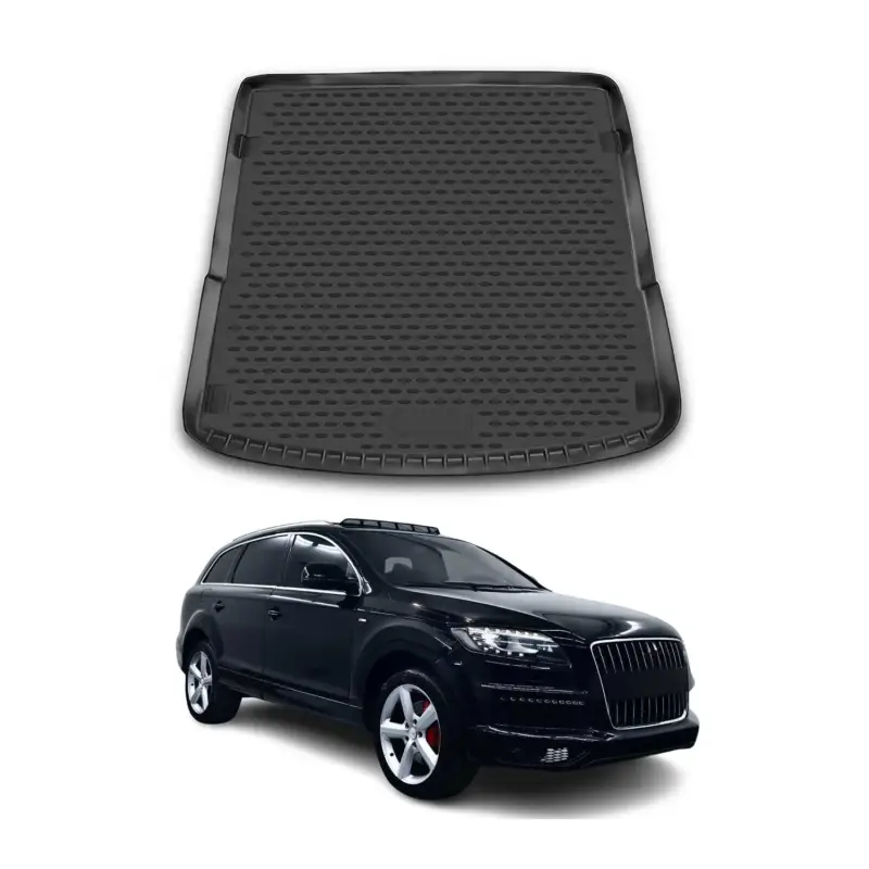Kofferraummatte Kofferraumwanne für Audi Q7 4LB 2006-2015 Gummi TPE Schwarz Mega-Angebot