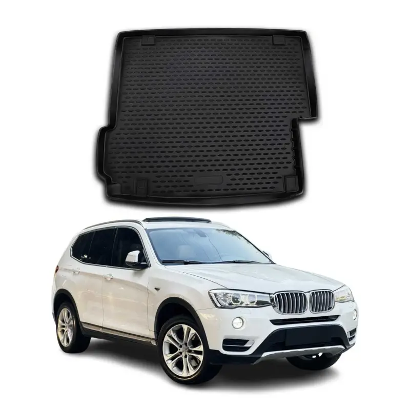 Beliebt Kofferraummatte Kofferraumwanne für BMW X3 F25 2010-2017 Gummi TPE Schwarz