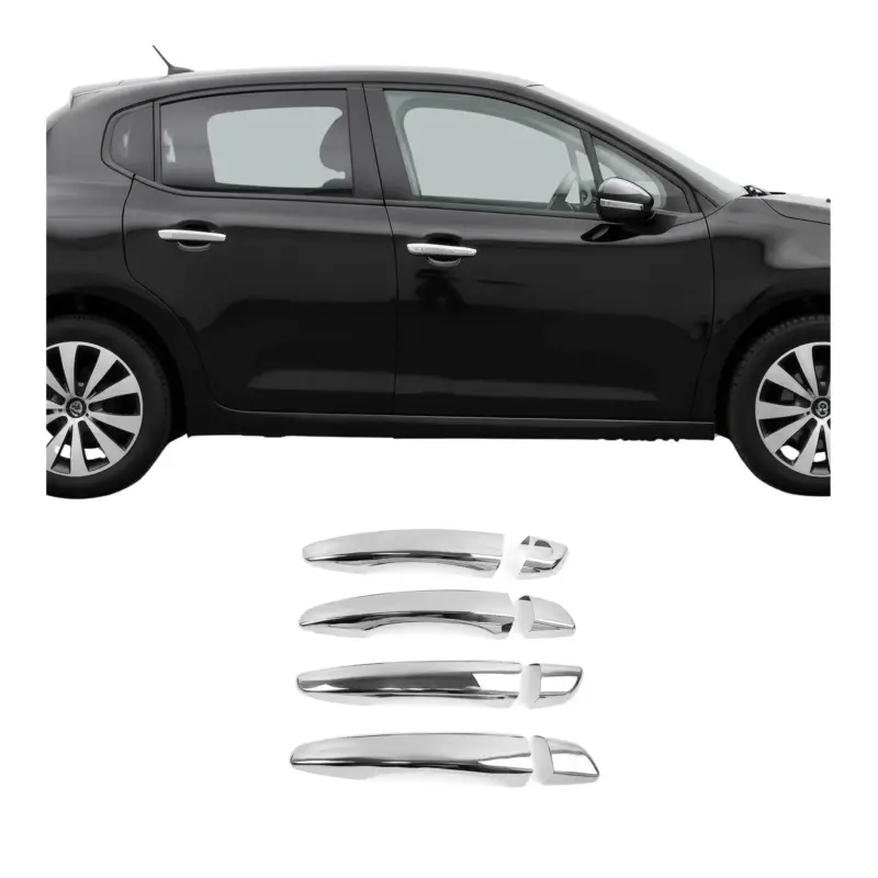 Türgriff Blende für Citroen C3 / C3 Aircross 2016-2024 4Tür H1 Edelstahl 8tlg Neu