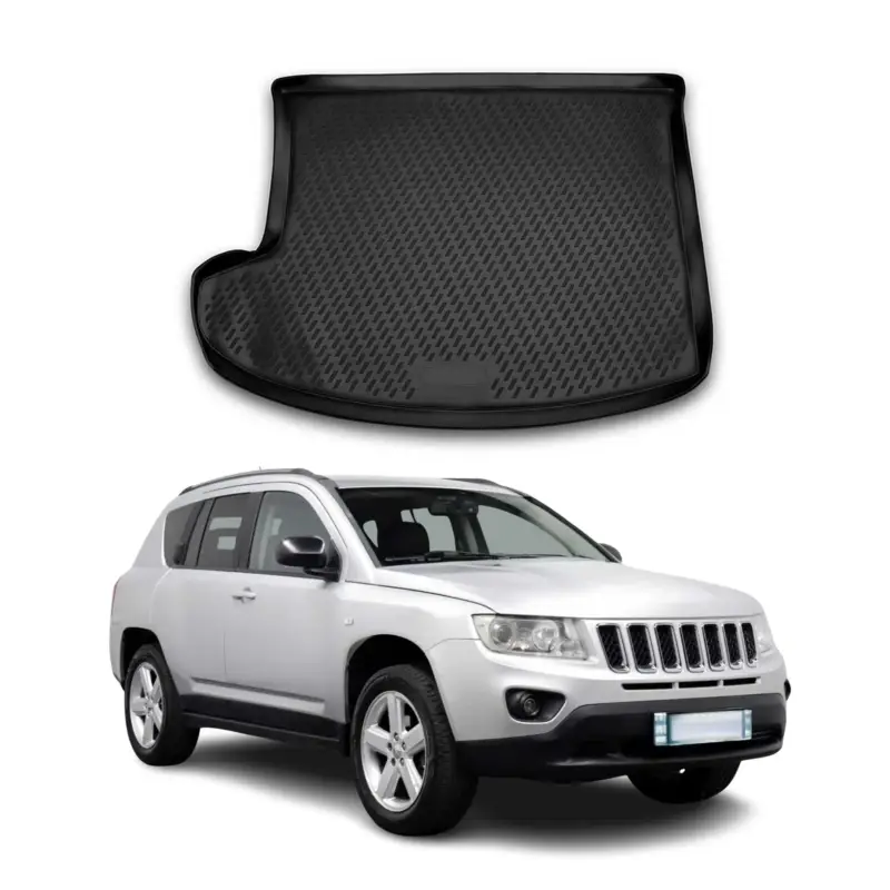Kofferraummatte Kofferraumwanne für Jeep Compass 2011-2016 Gummi TPE Schwarz Direkt Vom Hersteller