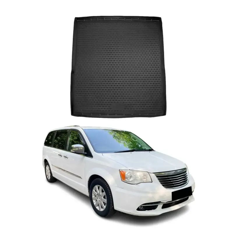 Geprüft Kofferraummatte Kofferraumwanne für Dodge Grand Caravan/Voyager 2008-2020 Gummi