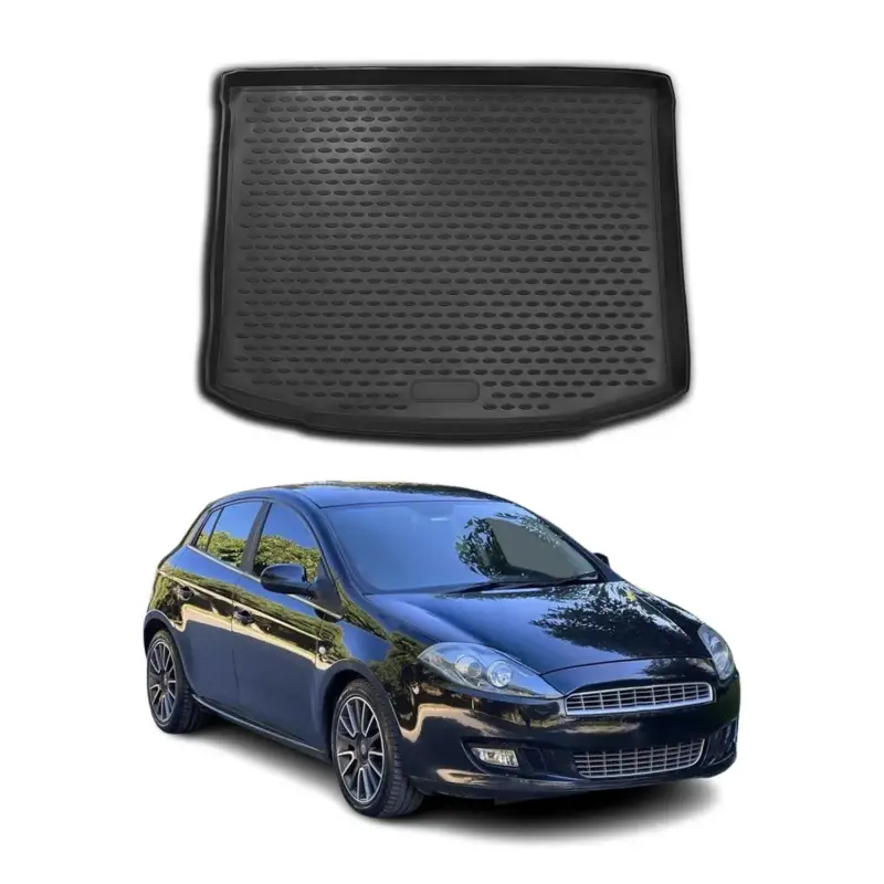 Kofferraummatte Kofferraumwanne für Fiat Bravo 2007-2014 Schrägheck Gummi TPE Highlight