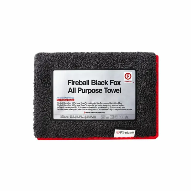 Geprüft Fireball Mikrofaser Premium Glanztuch Poliertuch 75x40cm Auto Lack Außen-Reinung