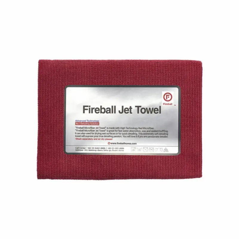 Markenprodukt Fireball Premium Allzweck-Mikrofasertuch Waschlappen 60x42 cm Rote Farbe