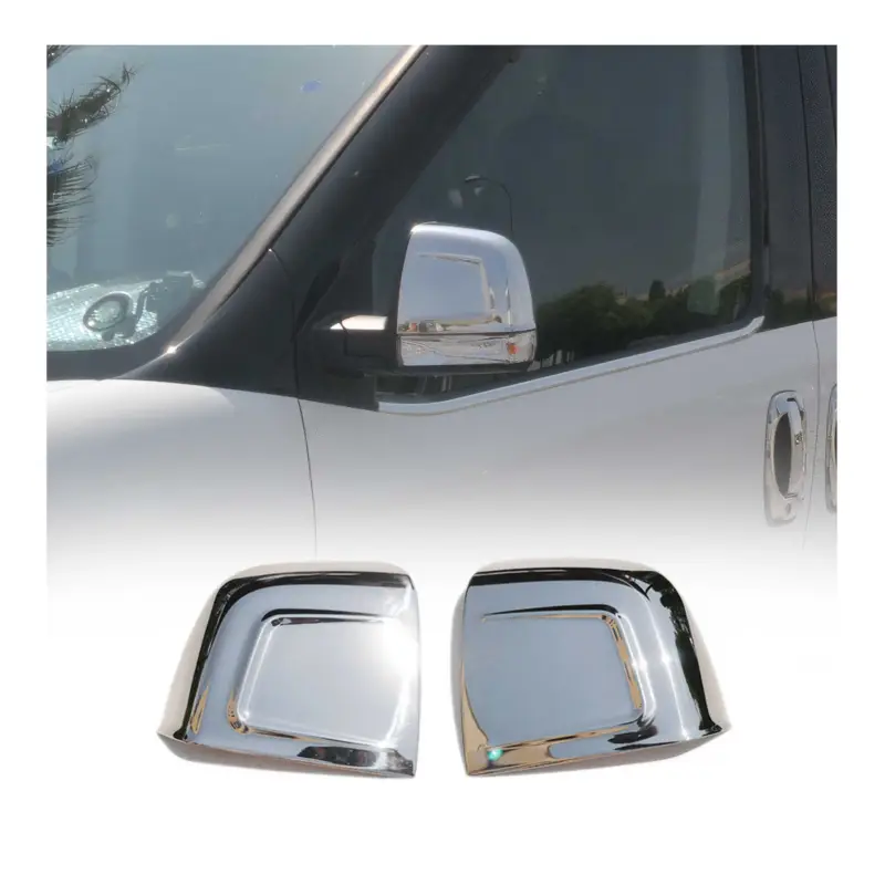 Top-Seller Spiegelkappen Spiegelabdeckung für Opel Combo D 2012-2018 Edelstahl Chrom 2tlg