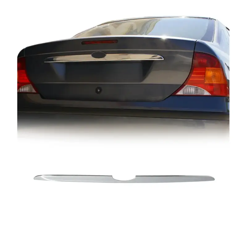 Zertifiziert Kofferraumöffner Griff für Ford Focus Stufenheck 1998-2005 Edelstahl Chrom