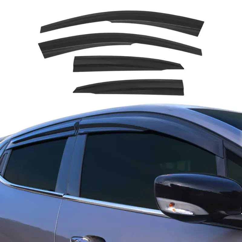 4x Windabweiser Regenabweiser für Ford Focus 1998-2004 Acryl Dunkel Bestpreis