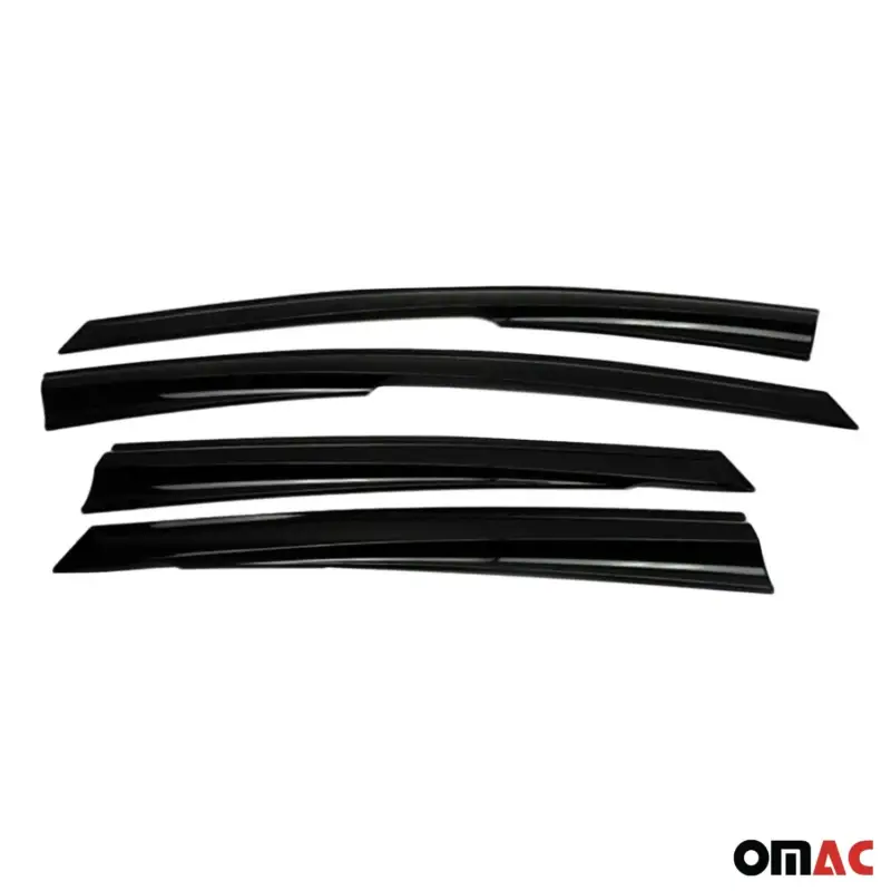 4x Windabweiser Regenabweiser für Ford Focus 2010-2018 Schrägheck Limo Dunkel Aktuell
