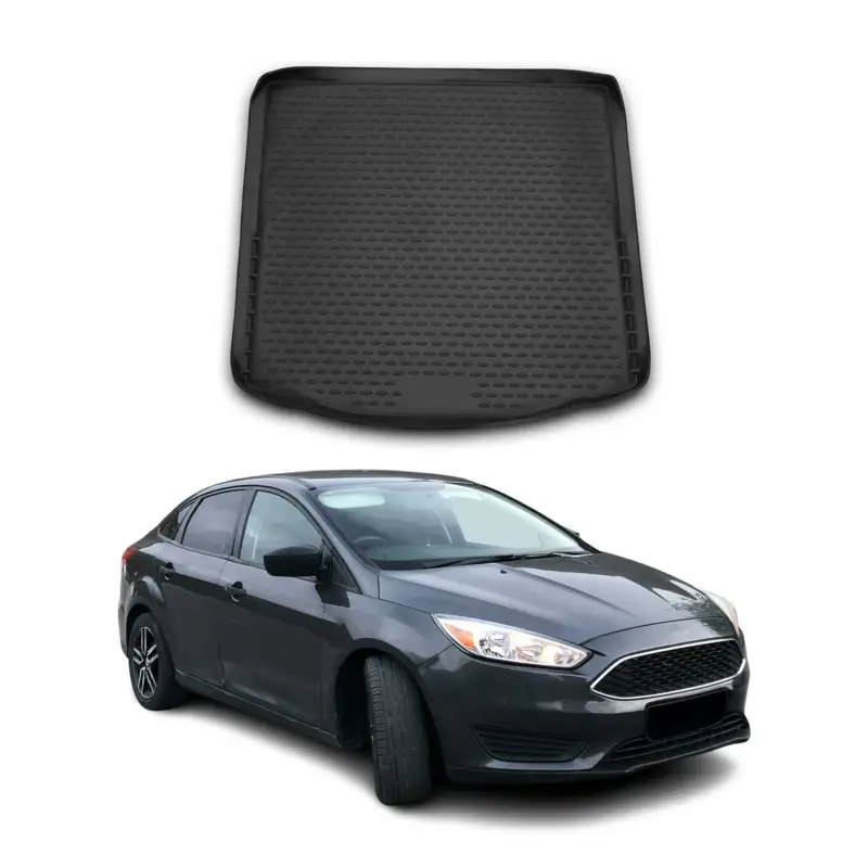 Kofferraummatte Kofferraumwanne für Ford Focus III Limo 2011-2018 Gummi TPE Sonderaktion