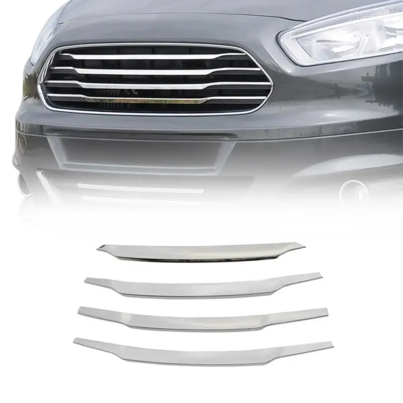 Kühlergrill Leisten Grillleisten für Ford Transit Courier 2014-2018 Chrom 4x Sonderangebot