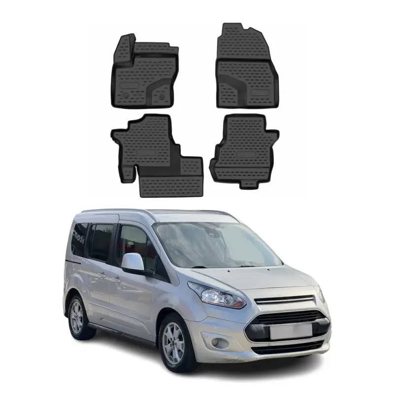 OMAC Gummimatten Fußmatten für Ford Tourneo Connect V408 2014-2021 TPE 4x Beliebt