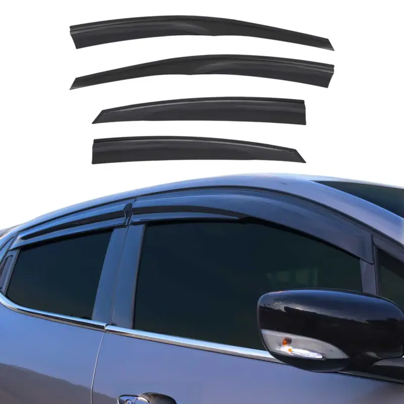 4x Windabweiser Regenabweiser für Hyundai Elantra 2010-2016 Acryl Dunkel Knallerangebot