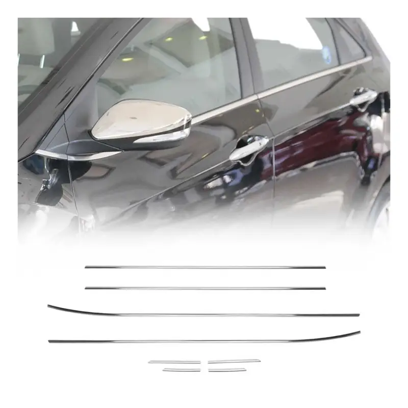 Fensterleisten Zierleisten für Hyundai i30 Schrägheck 2012-2017 Edelstahl 8tlg Preisreduziert
