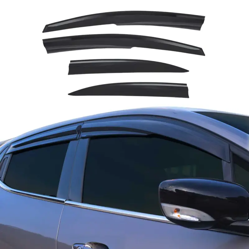 4x Windabweiser Regenabweiser für Honda Civic Limo 2005-2011 Acryl Dunkel Meistverkauft