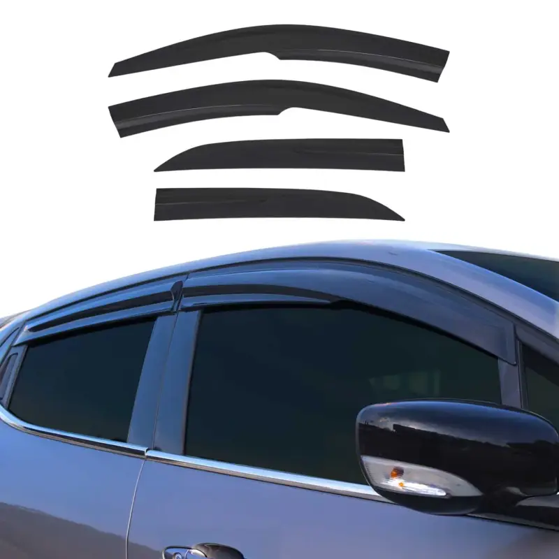 4x Windabweiser Regenabweiser für Hyundai i20 2014-2020 Schrägheck Acryl Dunkel Mega-Angebot