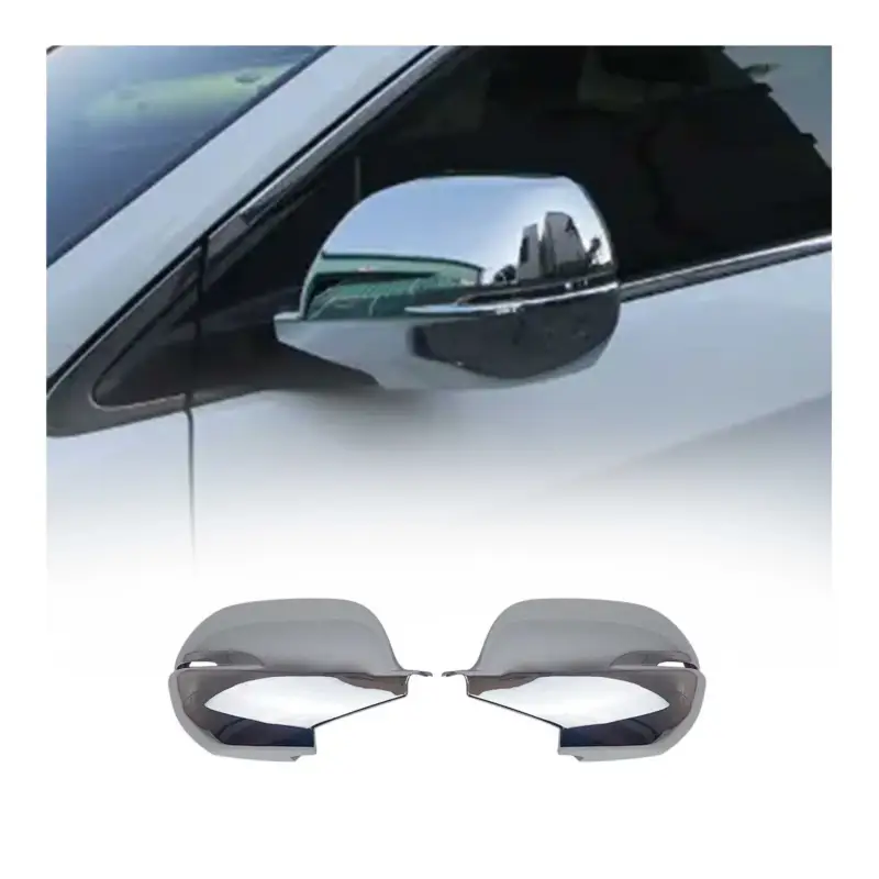 Versand Am Gleichen Tag Spiegelkappen Spiegelabdeckung für Honda CR-V 5 2017-2022 Chrom ABS Silber 2tlg