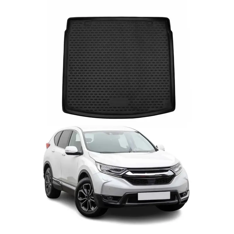 Top-Seller Kofferraummatte Kofferraumwanne für Honda CR-V 2018-2022 Gummi TPE Schwarz