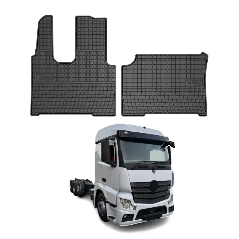 OMAC Gummi Fußmatten für Mercedes Actros MP4 2012-2020 Automatten Schwarz 2tlg Saisonangebot
