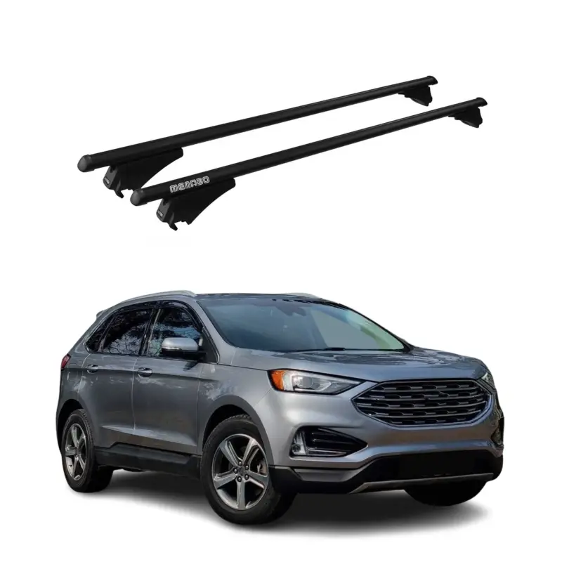 Top-Preis Menabo Dachträger Grundtäger für Ford Edge 2016-2021 75kg Alu Schwarz 2 tlg
