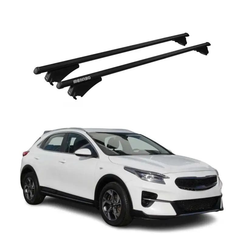Markenprodukt Menabo Dachträger Grundtäger für Kia XCeed 2019-2026 75kg Alu Schwarz 2 tlg