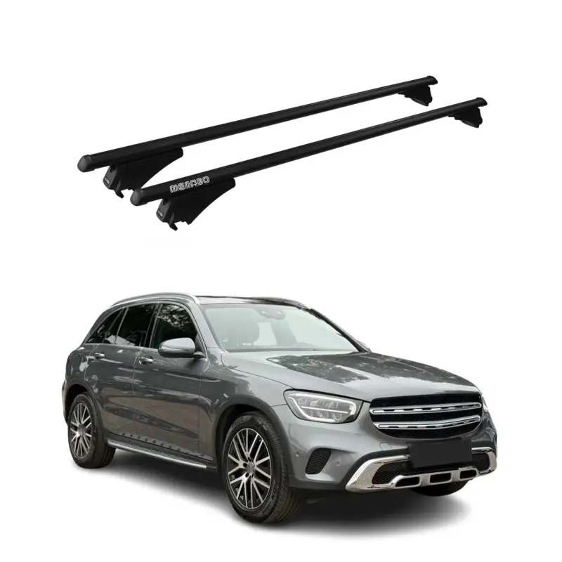 Jetzt Bestellen Menabo Dachträger Grundtäger für Mercedes GLC X253 2020-2022 75kg Alu Schwarz 2x