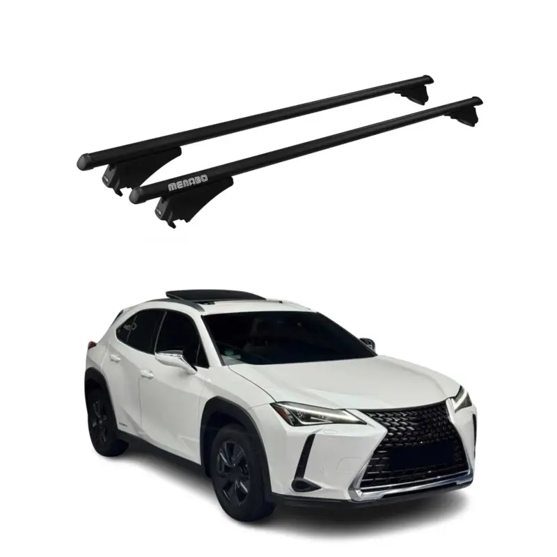 Angebot Menabo Dachträger Grundtäger für Lexus UX 2019-2026 75kg Aluminium Schwarz 2 tlg
