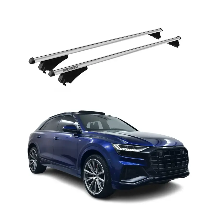 Top-Angebot Menabo Dachträger Grundtäger für Audi Q8 2018-2026 75kg Aluminium Silber 2 tlg