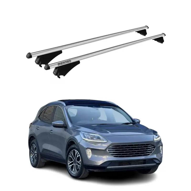 Abverkauf Menabo Dachträger Grundtäger für Ford Kuga III 2019-2026 75kg Alu Silber 2 tlg