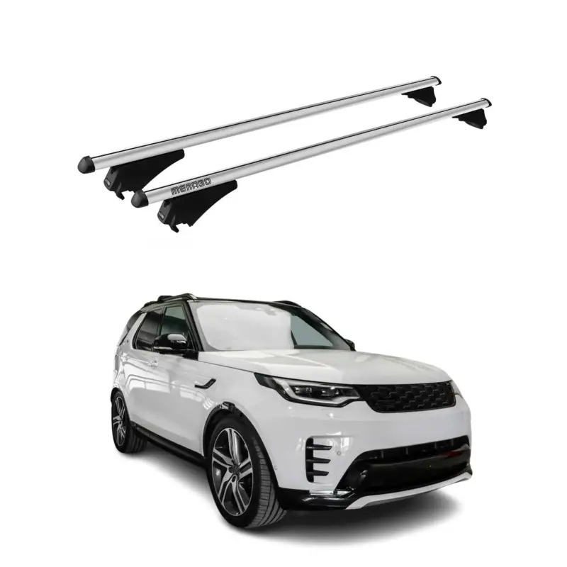 Menabo Dachträger für Land Rover Discovery 5 L462 2017-2026 Pre-FL Alu Silber 2x Neue Ware