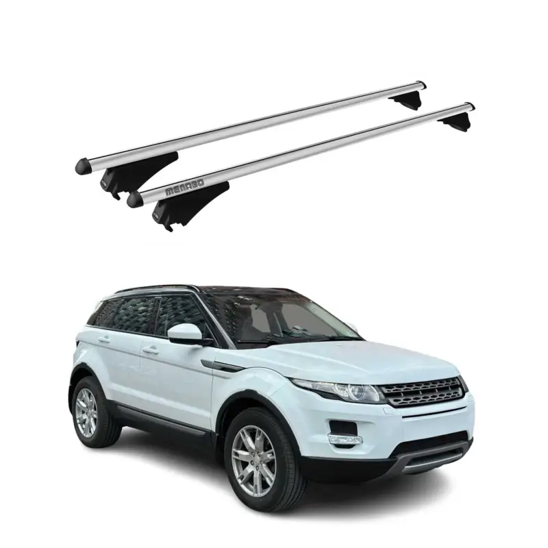 Versand Am Gleichen Tag Menabo Dachträger für Land Rover Range Rover Evoque L538 2011-2018 75kg Grau 2x