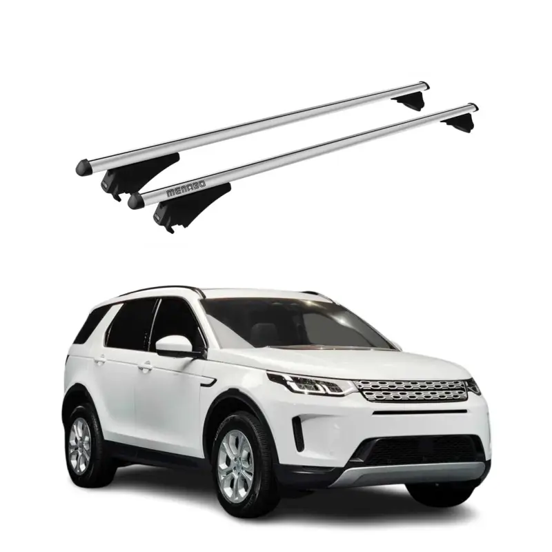 Menabo Dachträger für Land Rover Discovery Sport 2015-2019 75kg Alu Silber 2x Billig