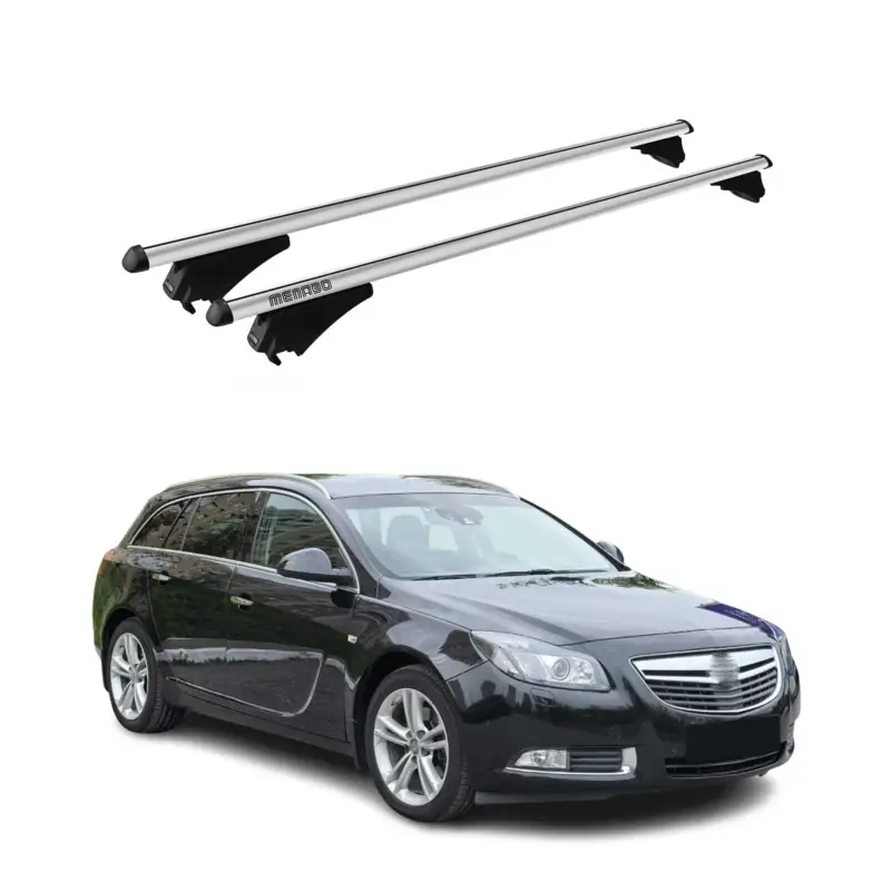 Menabo Dachträger für Opel Insignia A Sports Tourer 2009-2017 75kg Alu Silber 2x Bestseller