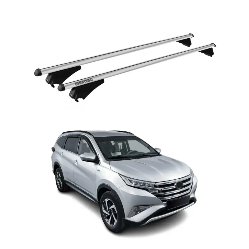 Angebot Menabo Dachträger Grundtäger für Toyota Rush 2018-2026 75kg Alu Silber 2 tlg